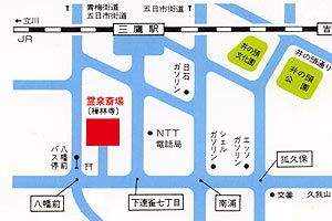 禅林寺地図